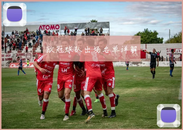 欧冠球队出场名单详解